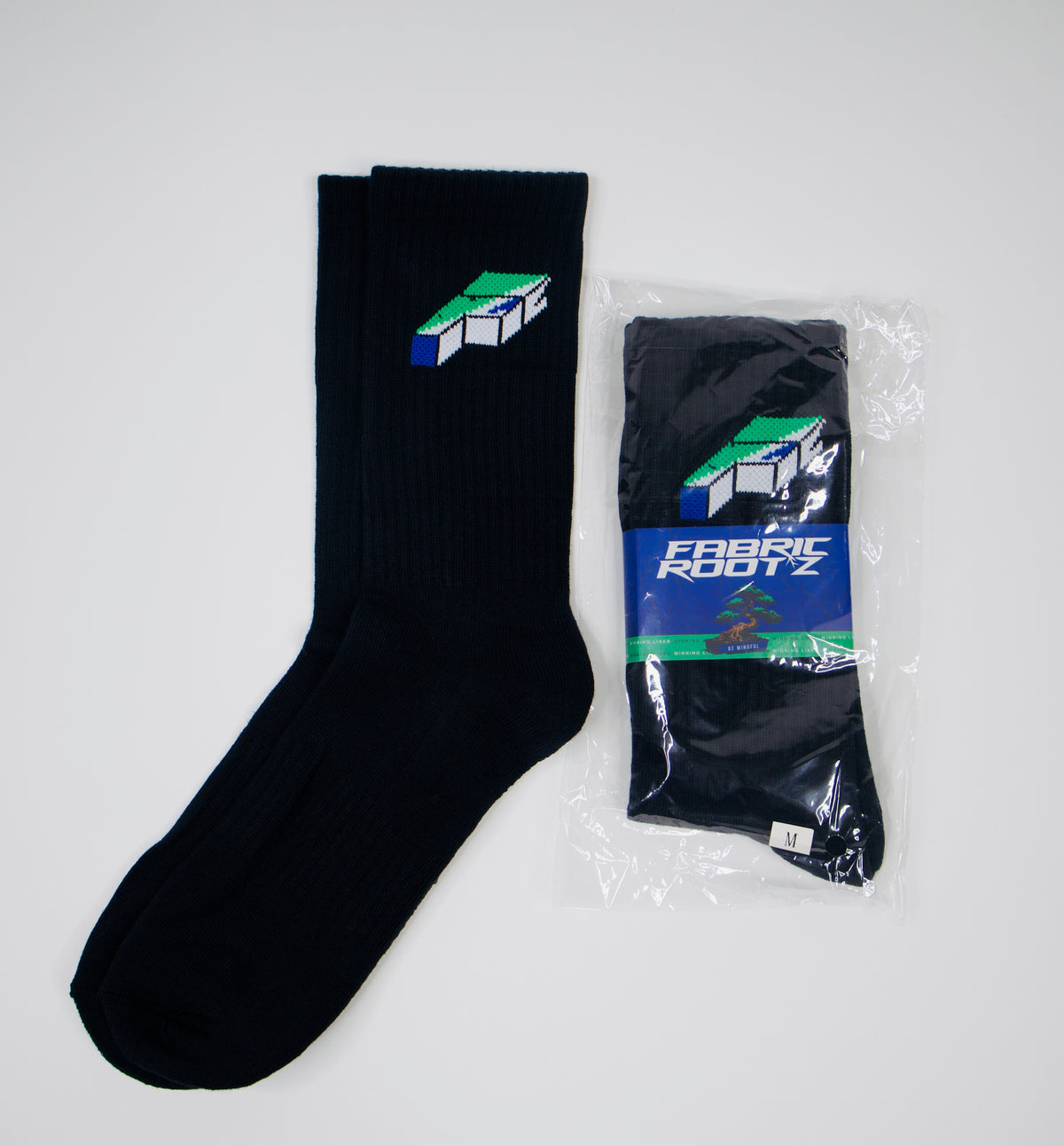 Classic Logo French Terry Socks (Black)