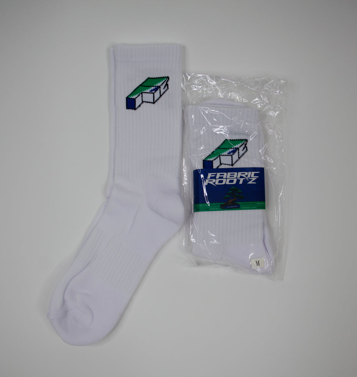 Classic Logo French Terry Socks (White)