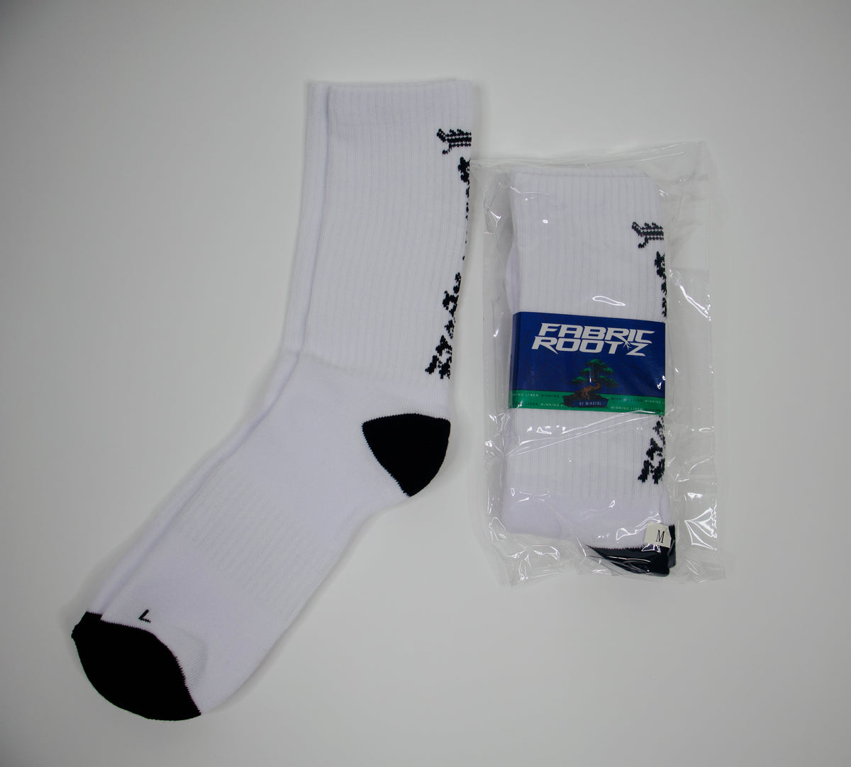 Gothic Spine Premium Socks (White)