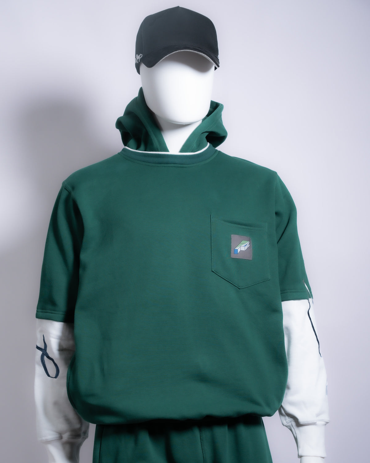 Layered Gee Hoody(green)