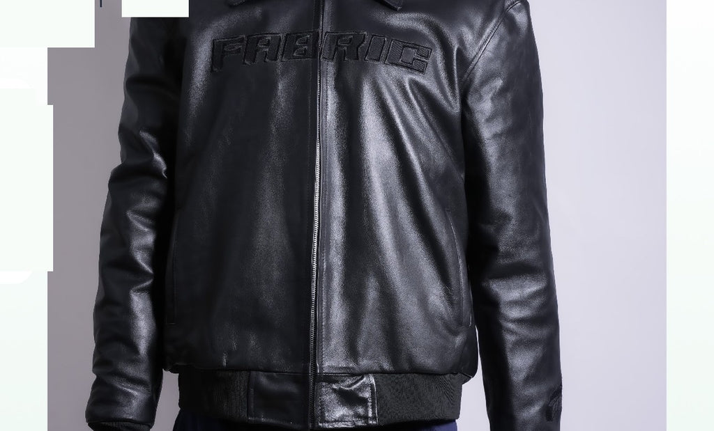 Team Rootz Leather Bomber front