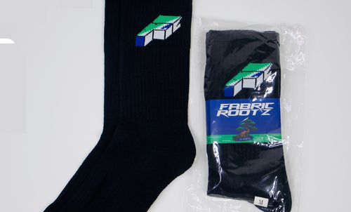 Classic Logo French Terry Socks black