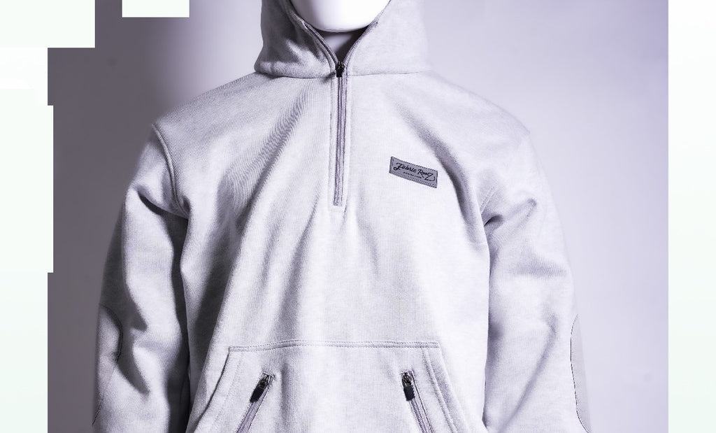 Smooth Operator Quarterzip Hoody grey front